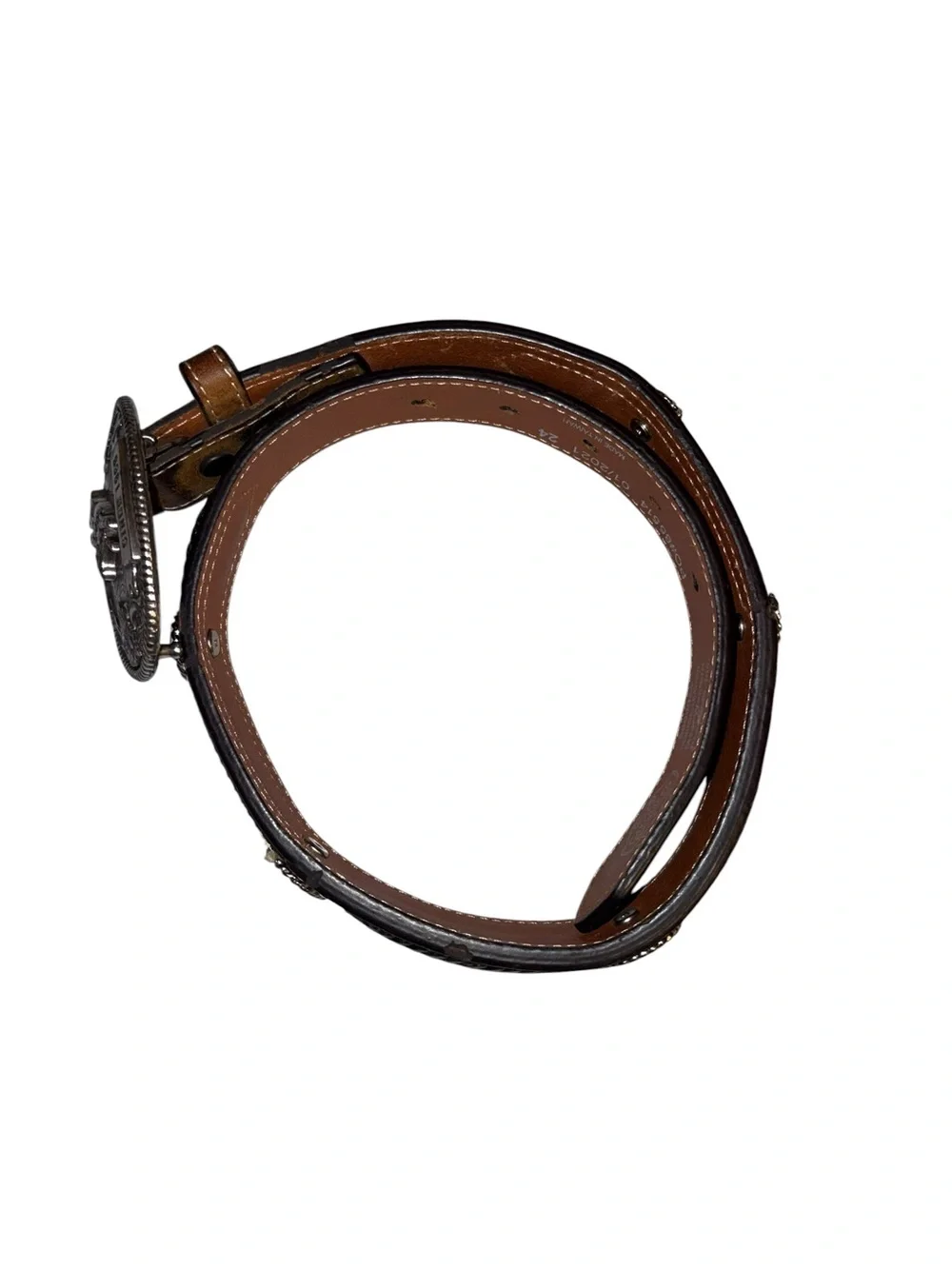 Kids leather belt